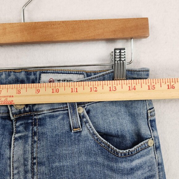 AG Jeans Womens 30 Blue Mari High Rise Straight Leg Adriano Goldschmied Stretch - Picture 3 of 11